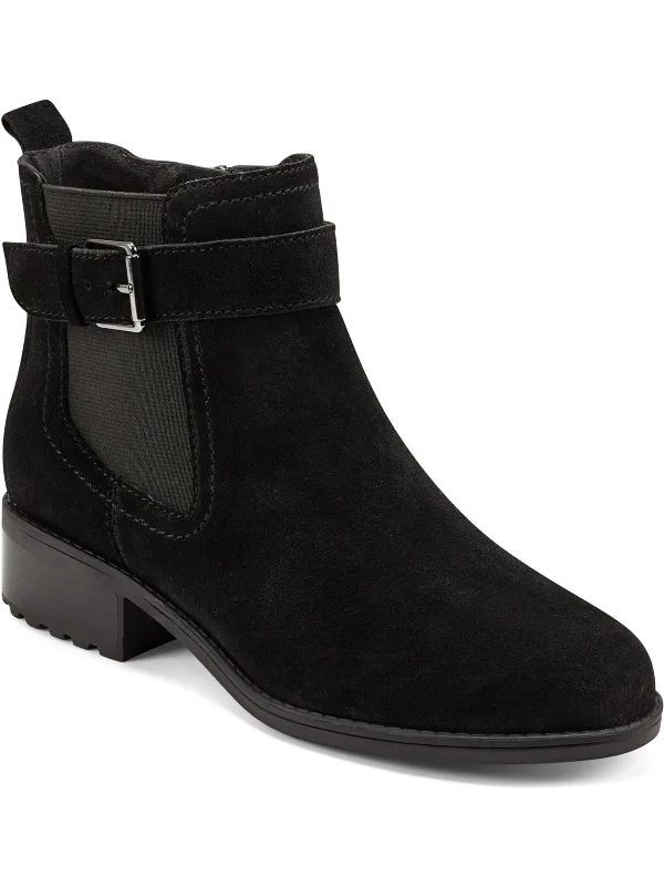 Teen Ankle Boots-Rae Womens Buckle Zip Up Ankle Boots