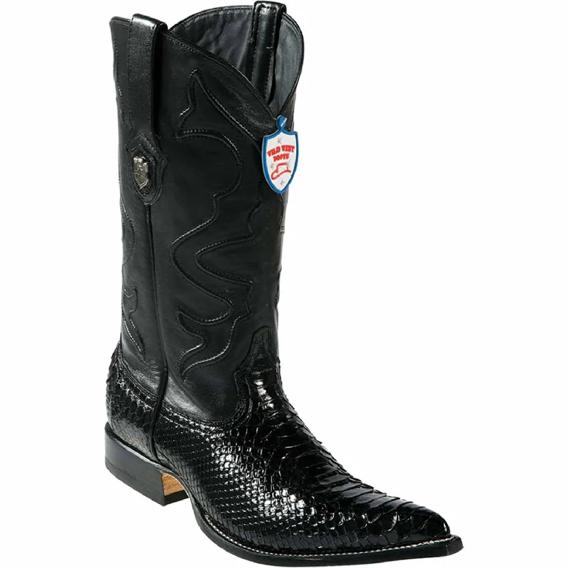 Men's Wild West Python Skin 3X Toe Boots 29557