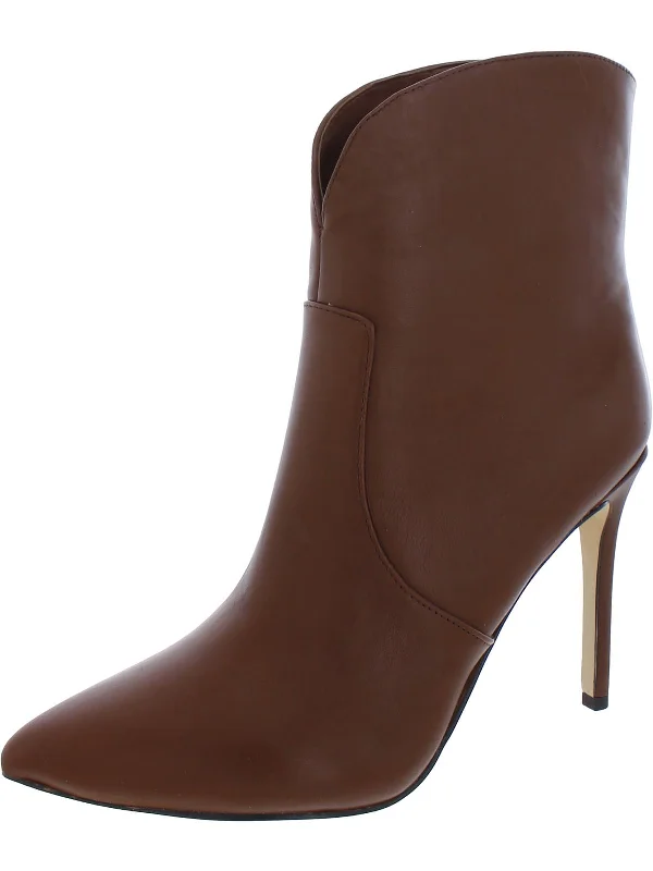 Casual Ankle Boots-Tolate Womens Leather Dressy Ankle Boots