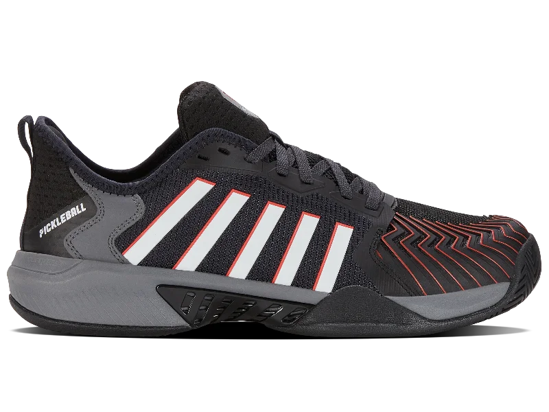 07916-073-M | PICKLEBALL SUPREME | JET BLACK/STEEL GRAY/SPICY ORANGE