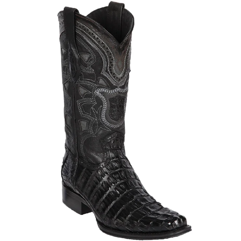 Men's Los Altos Original Caiman Tail European Square Toe Boot 7601