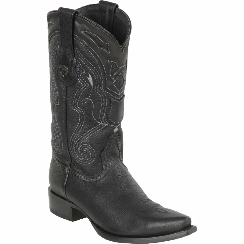 Men's Wild West Genuine Leather Snip Toe Boots 29427