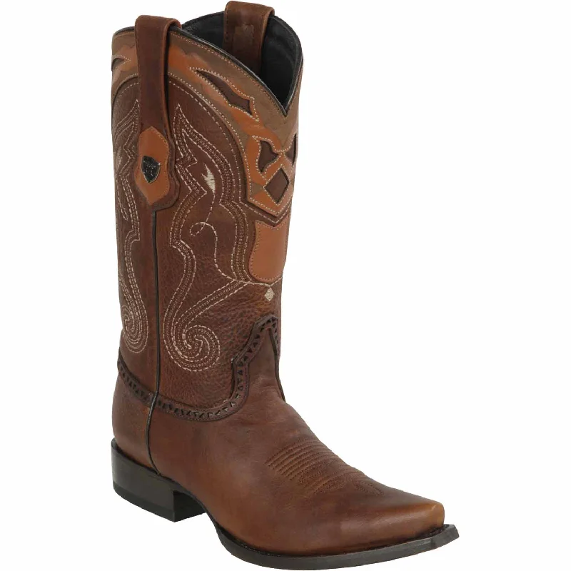 Men's Wild West Genuine Leather Snip Toe Boots 29499