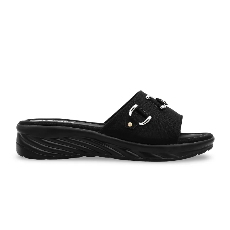 Slippers secret agent-Slippers for snug chilling-Black Formal Slipper PU0155