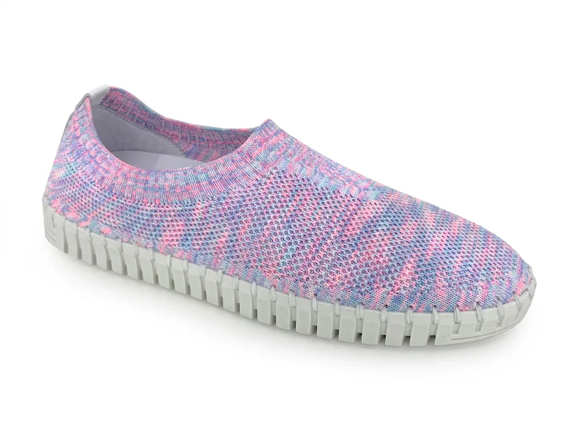 Athletic Shoes street style-Athletic Shoes for Exchange-Eric Michael Lucy Sneakers- Pink Mosaic