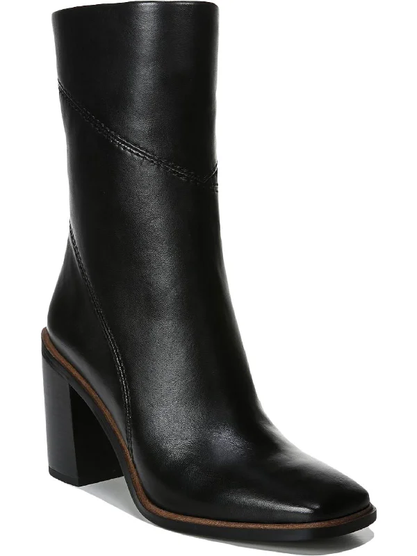 booties for high fashion-  Stevie Womens Zipper Square Toe Booties