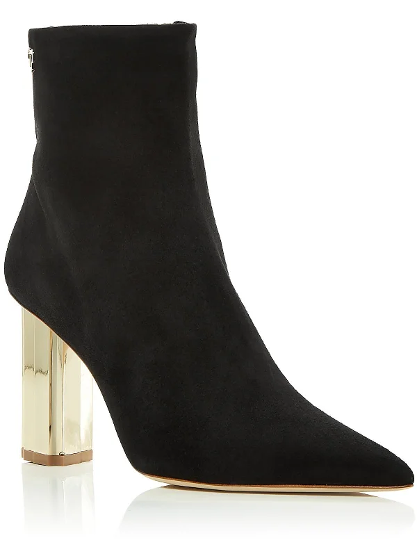 Niche Ankle Boots-Laika Womens Suede Heeled Ankle Boots