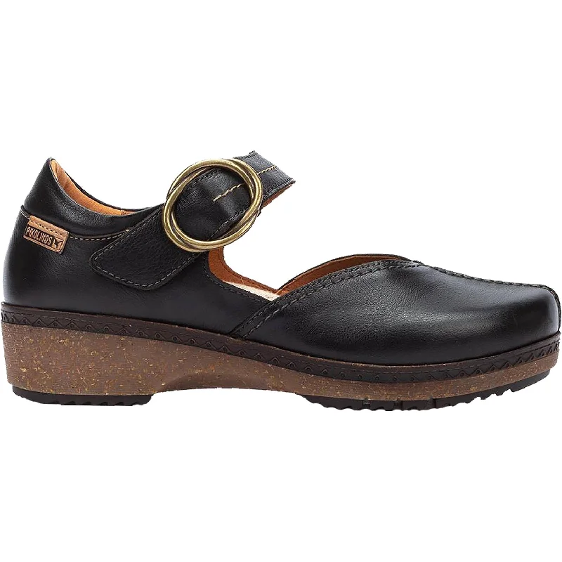 Extrovert Casual Shoes-Casual shoes with elegant stitching-Women's Pikolinos Granada W0W-4837 Black Leather