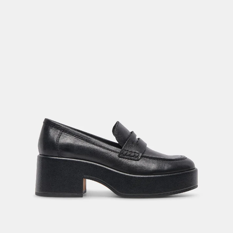 Loafers eye-catching-Loafers with subtle comfort-YANNI LOAFERS BLACK LEATHER