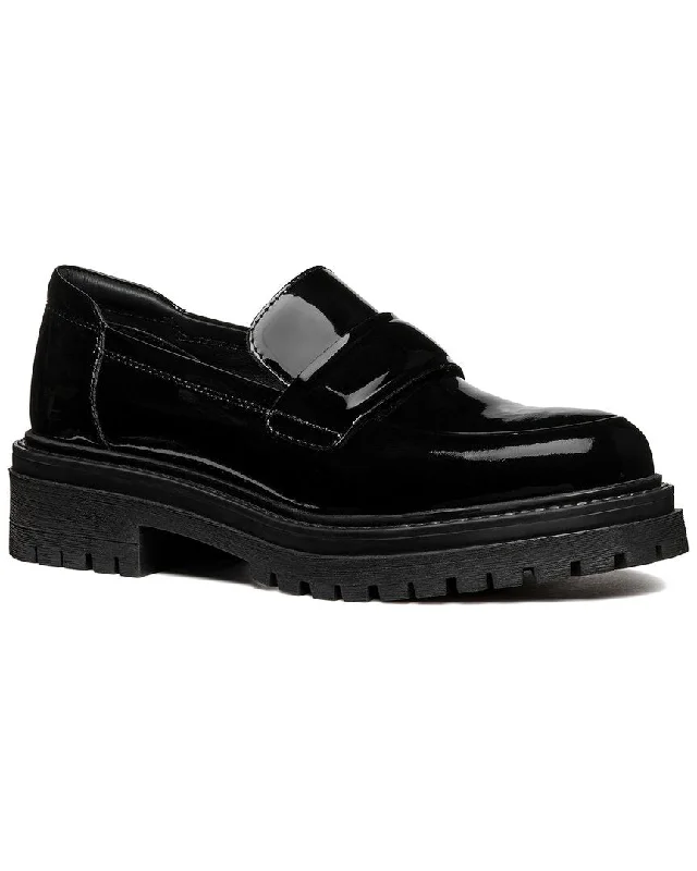 Loafers all-season-Loafers with side buckle-Geox Iridea Leather Moccasin