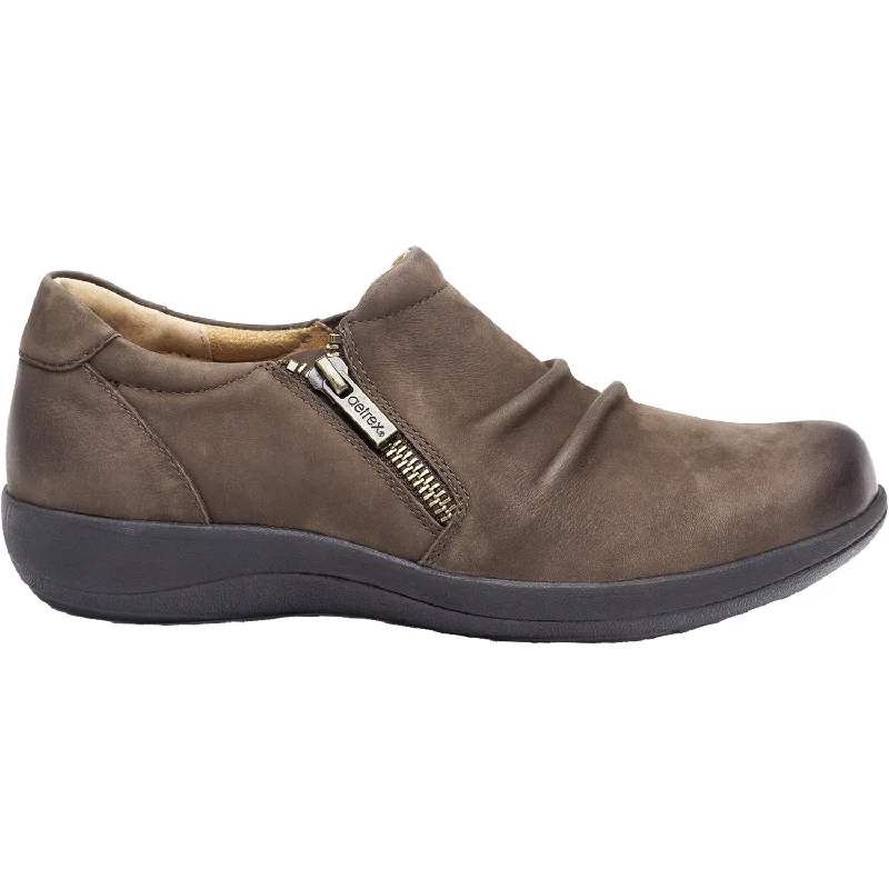 Starry Casual Shoes-Casual shoes with evening design-Women's Aetrex Katie Dark Earth Leather