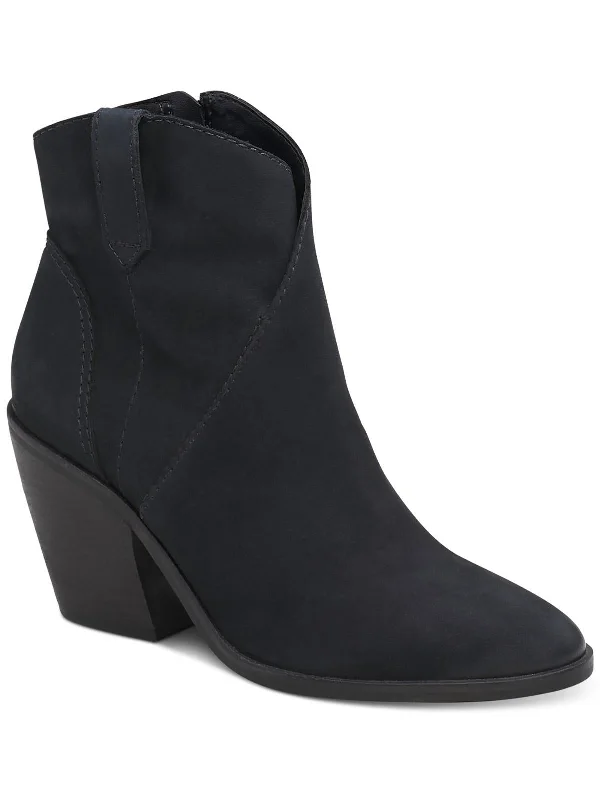 Unstructured Ankle Boots-Loxona Womens Leather Side Zip Ankle Boots