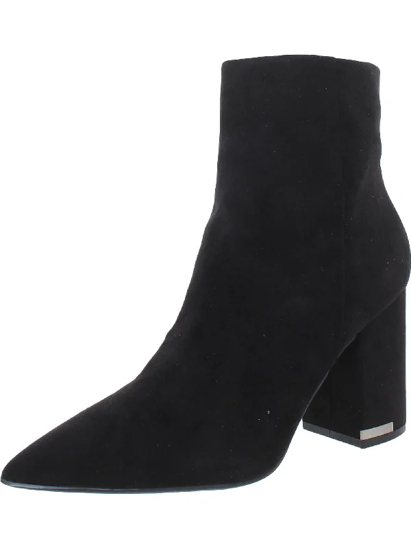 booties with low heel-  Minna Womens Slip On Dressy Booties