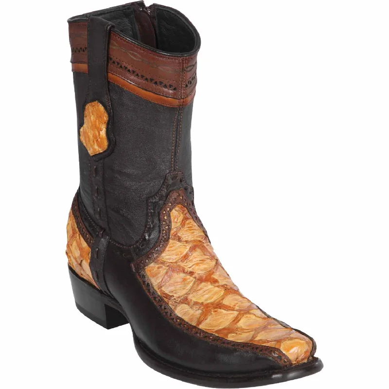 Men's Wild West Monster Fish with Deer Dubai Toe Short Boots 279BF10-A