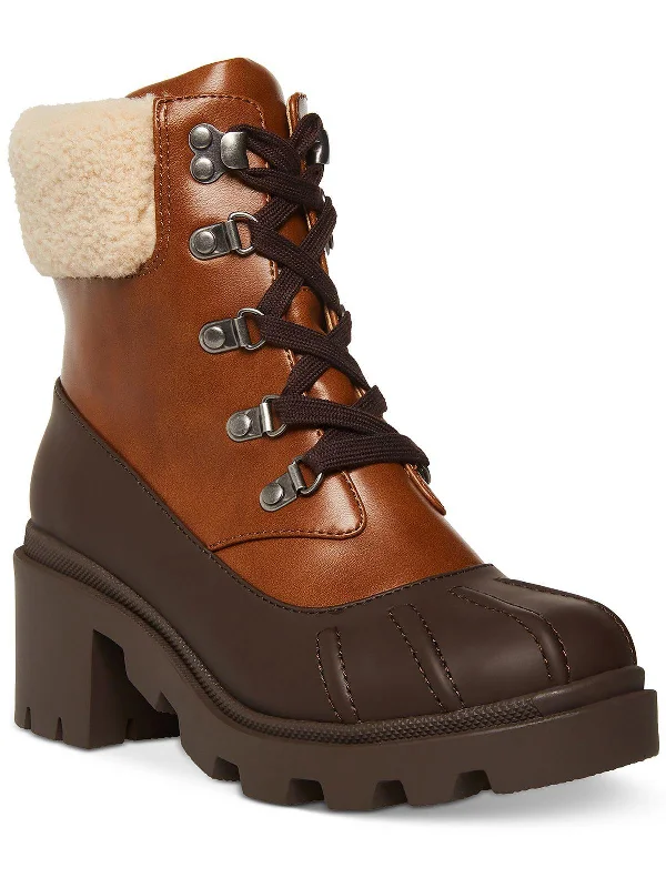 Dry-Clean Ankle Boots-Bubbles Womens Side Zip Platform Ankle Boots