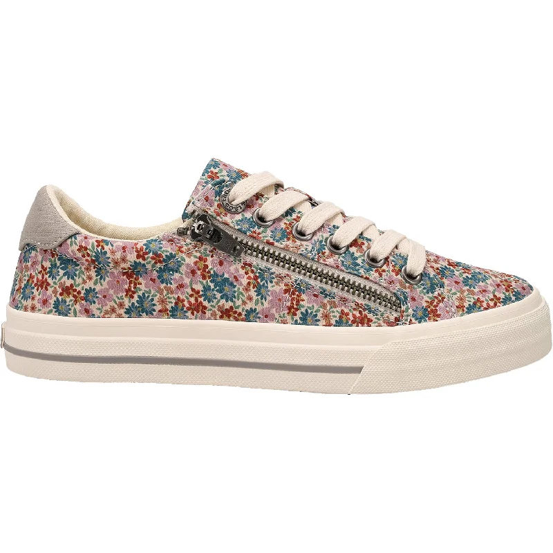 Generous Casual Shoes-Casual shoes with casual heels-Women's Taos Z Soul Mauve Floral Multi Canvas