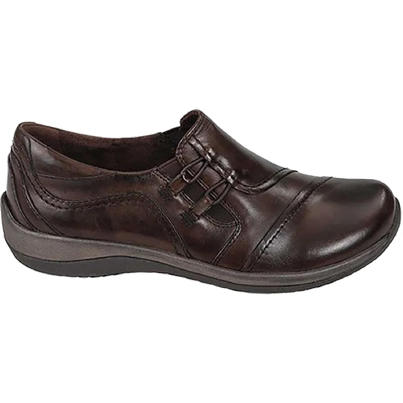 Spiritual Casual Shoes-Casual shoes with fine heels-Women's Earth Hawk Bark Leather