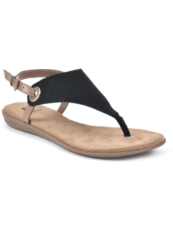 Sandals-for-musiciansSandals with Non Marking Sole-London Womens Buckle Thong Flat Sandals