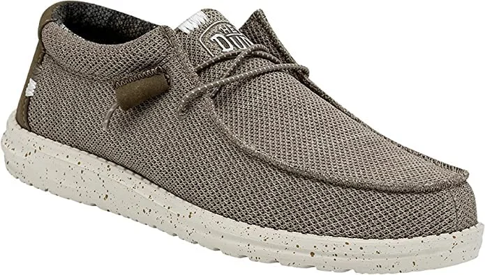 Loafers ethical pick-Loafers with subtle styles-Hey Dude Men's Wally Sox Stitch Sand Size 11| Men's Loafers | Men's Slip On Shoes | Comfortable & Light-Weight