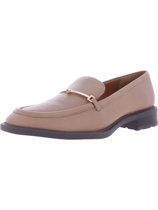 Loafers warehouse find-Loafers for casual comfort-Eda Womens Leather Slip On Loafers