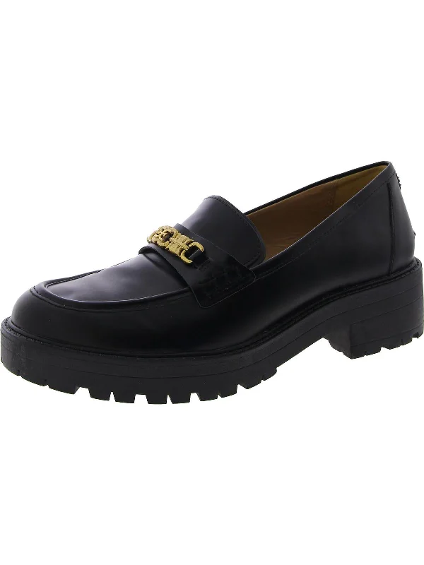 Loafers custom made-Loafers for outdoor events-TEO Womens Leather Slip On Loafers