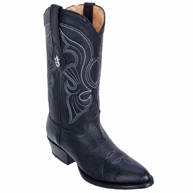 Men's Los Altos Bull Shoulder Skin Round Toe Boots 6531