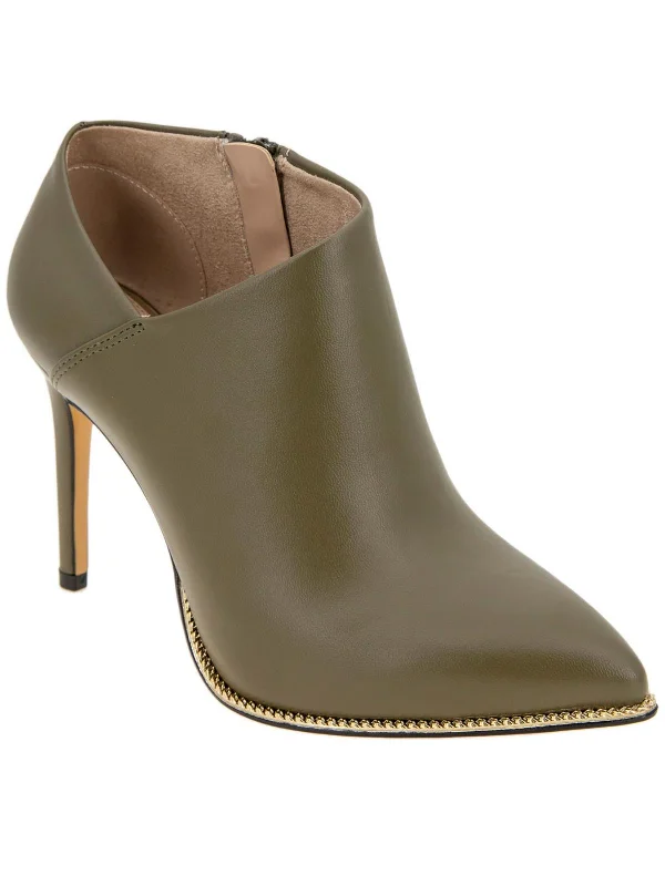 Imported Ankle Boots-Hadix Womens Faux leather Side Zip Ankle Boots