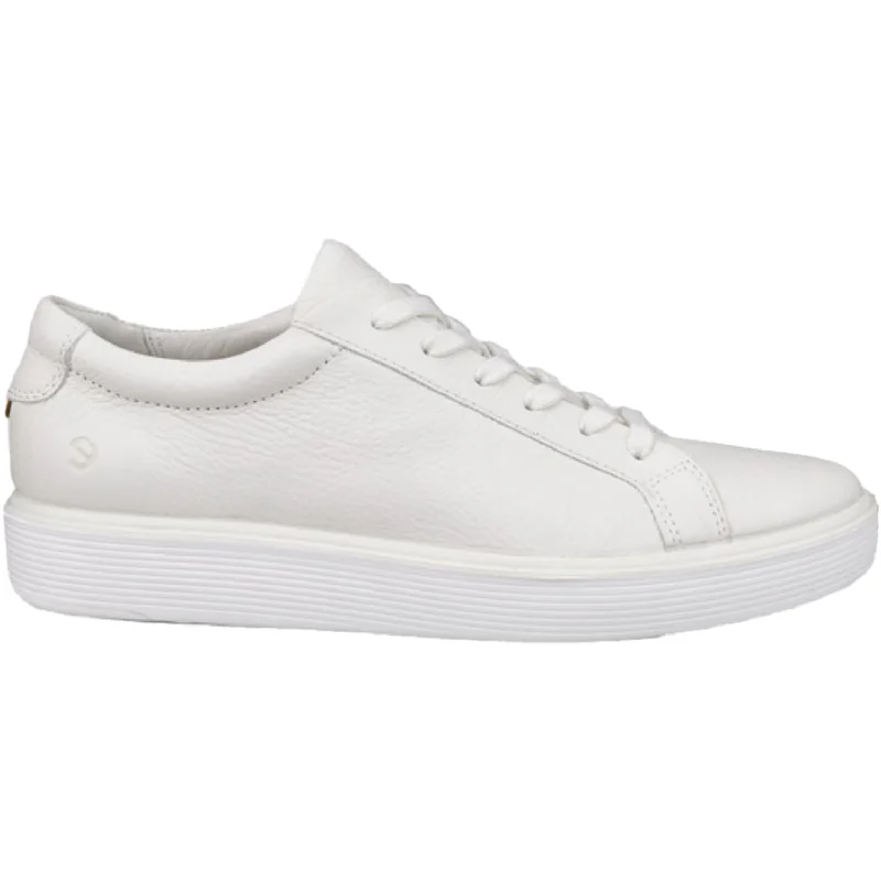 Clearance Casual Shoes-Casual shoes with comfy design-Women's Ecco Soft 60 Sneaker White Leather