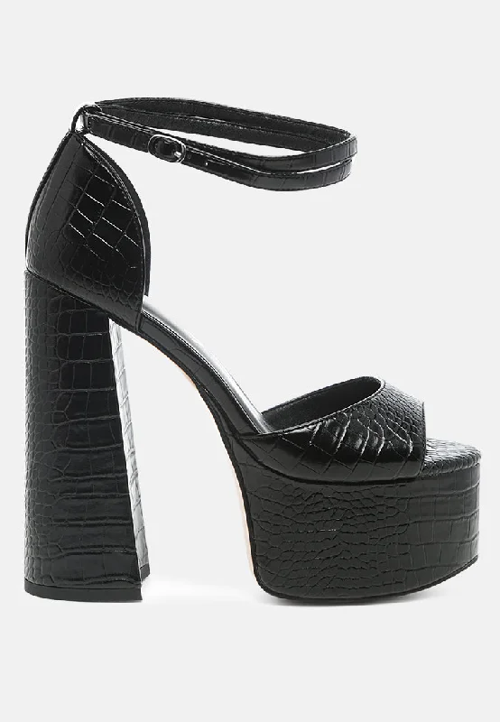 Sandals-for-slick-surfacesSandals with Lightweight Sole-alice croc platform heeled sandals