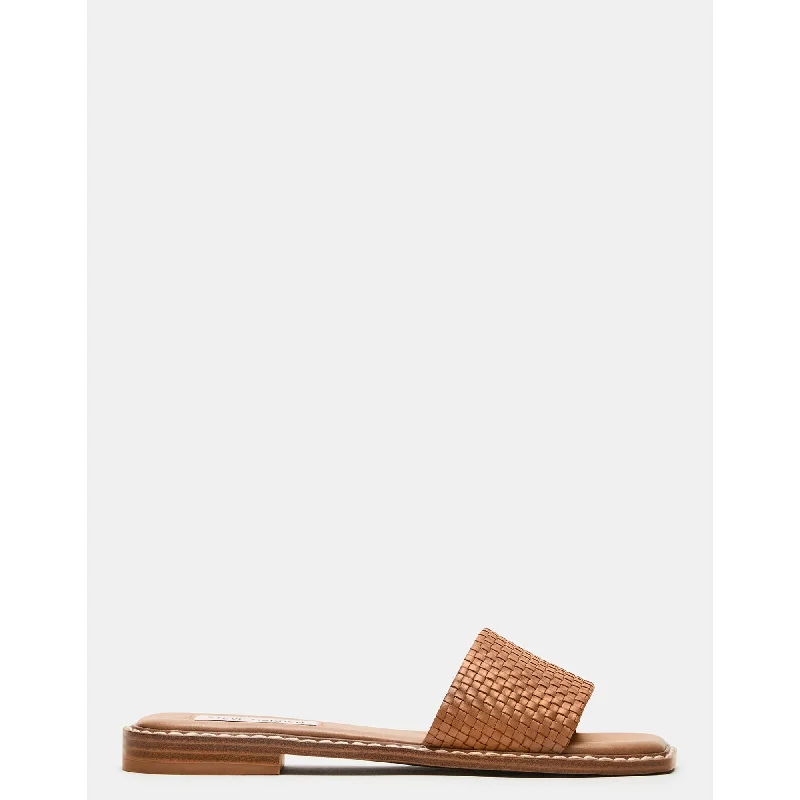 Sandals-for-musiciansSandals with Reliable Traction-Sandra Woven Tan Leather