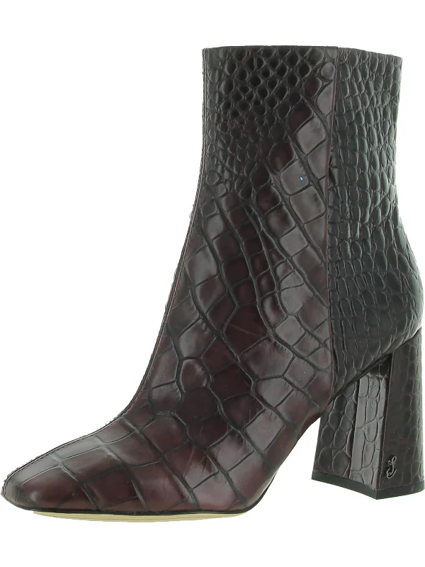 bordeaux croc print