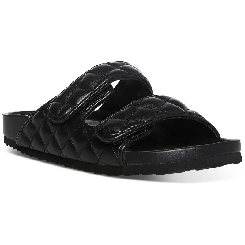 Sandals-for-middle-schoolersSandals for Trail Support-Bria Womens Faux Leather Slip-on Slide Sandals