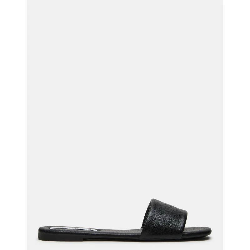 Sandals-for-singersSandals for Quick Outings-Emerie Black Leather