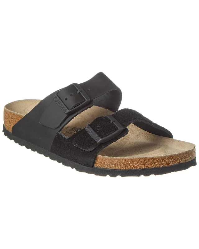 Sandals-for-groomsmenSandals with High Durability-Birkenstock Arizona Split Leather & Suede Sandal