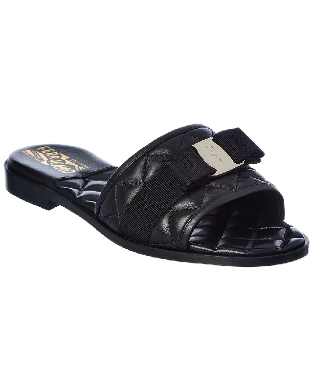 Sandals-for-off-the-grid-livingSandals with Rubber Sole-Ferragamo LoveC Q Leather Sandal